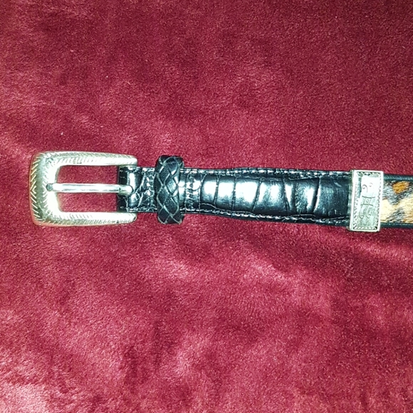Genuine leather animal print belt - Picture 4 of 8